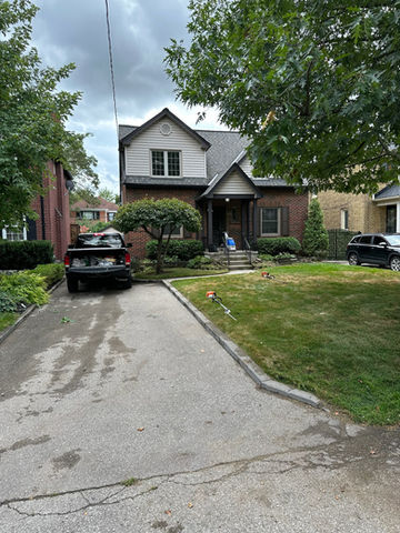 Recent landscaping project